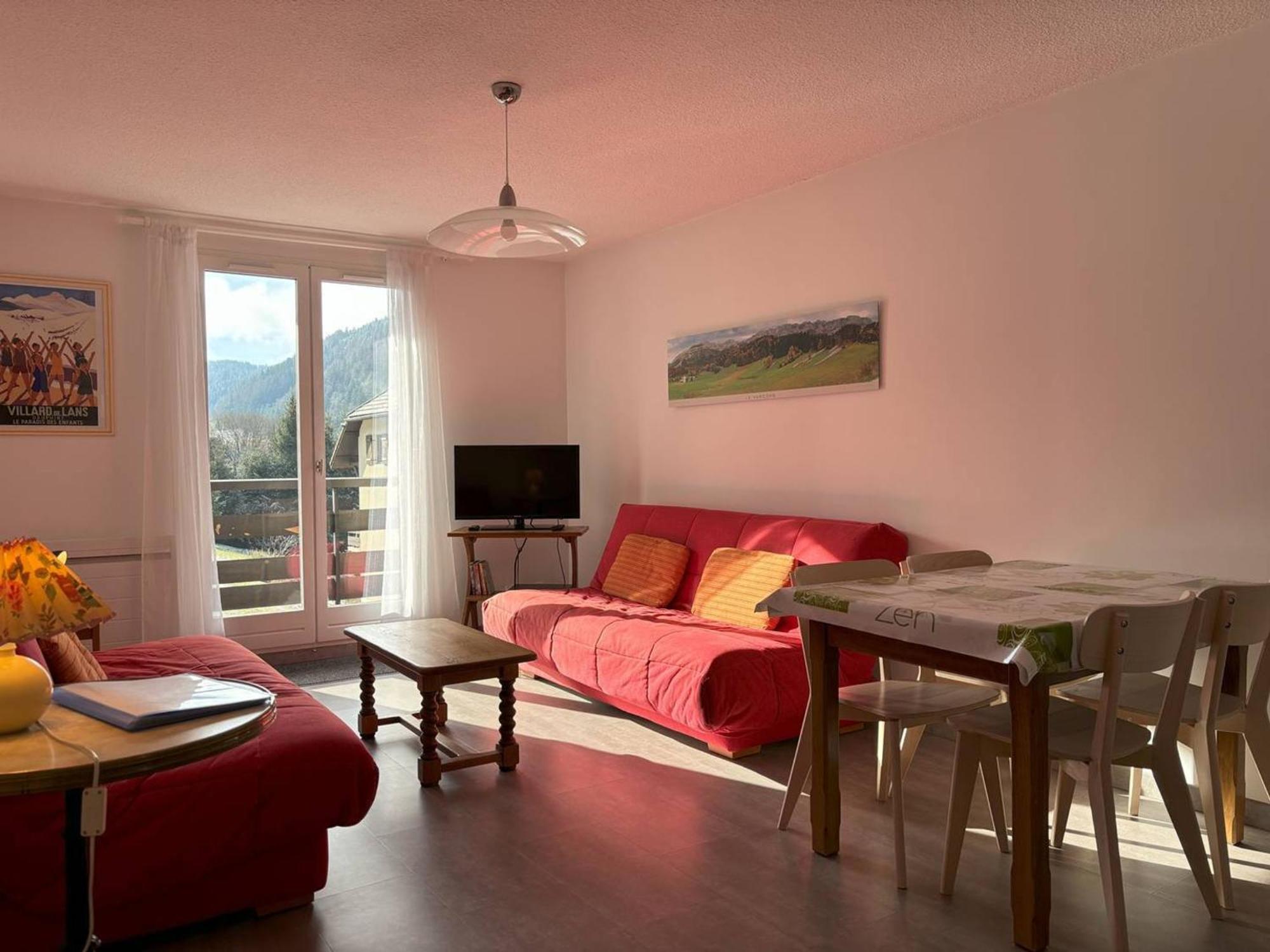 Appartement Cosy, Balcon Sud, 2 Chambres, Parking Gratuit A 10 Min Du Centre Et Proche Ski ! - Fr-1-548-4 Villard-de-Lans Exterior photo